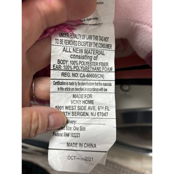 Members Mark 36” pale pink super soft unicorn body style pillow euc - Picture 8 of 12